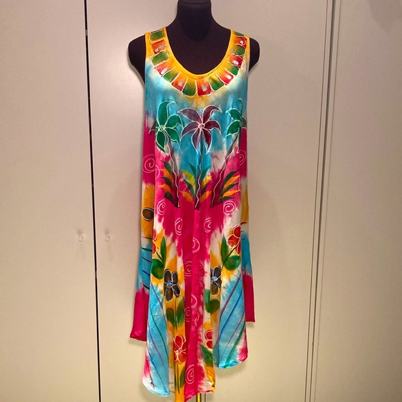 Nisha Creations umbrella floral dress free size - Picture 1 of 16